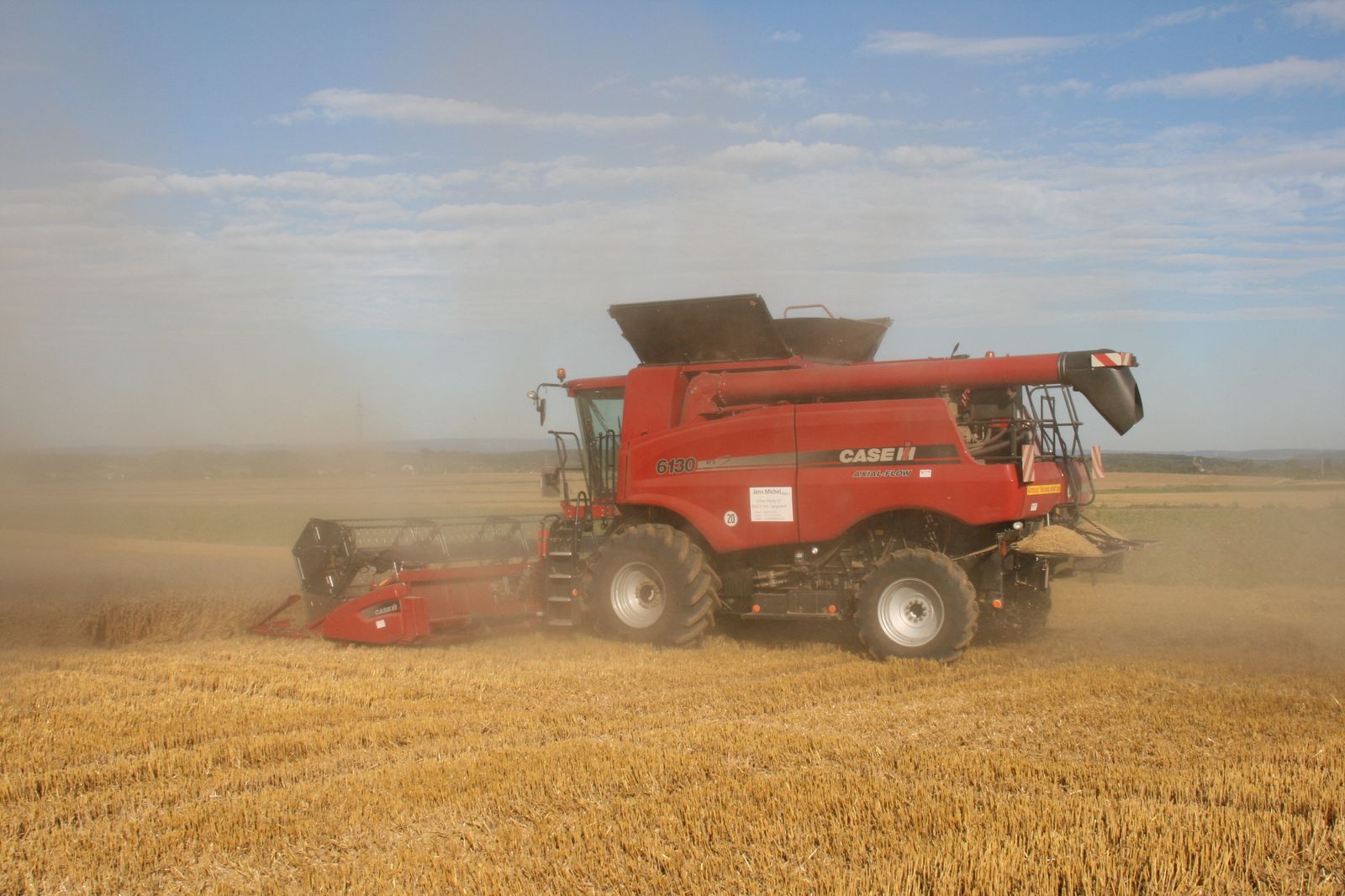 Case IH AF 6130 im Mähdrusch